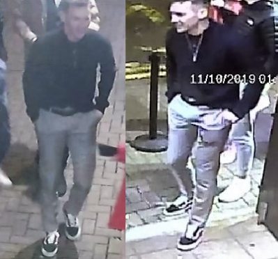 Police released these images in relation to the assault.