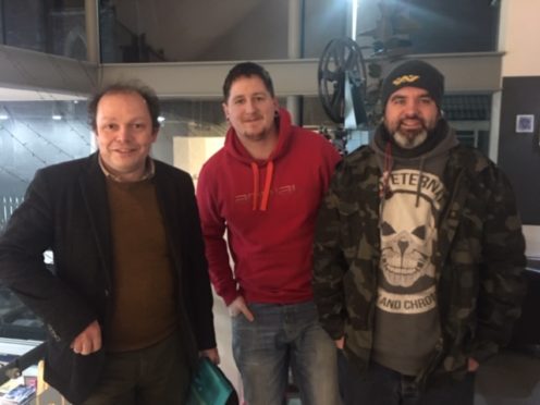 OH!CON volunteers (L-R): John Hayward, Richie Fletcher & Andrew Morrison.