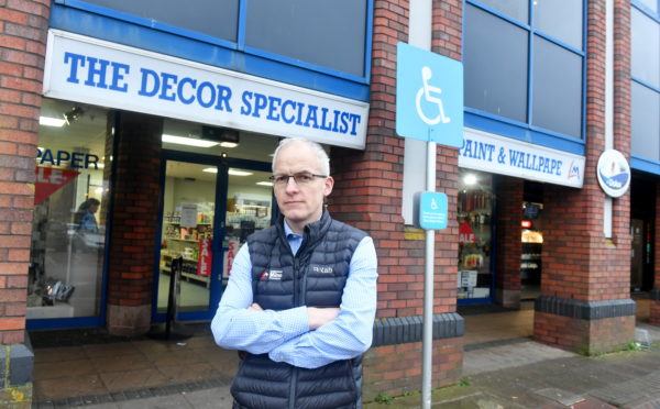 Director Kevin Milne at the Aberdeen store
Picture by Chris Sumner