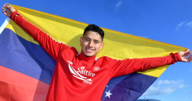 Venezuelan Ronald Hernandez's Aberdeen career looks set to end with a whimper.