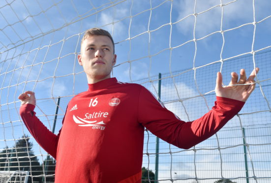 Aberdeen striker Sam Cosgrove.