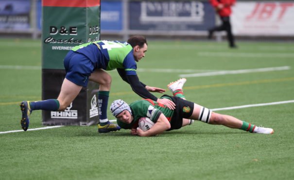 Highland skipper Stuart MacDonald-Butler in the reverse fixture with Boroughmuir.