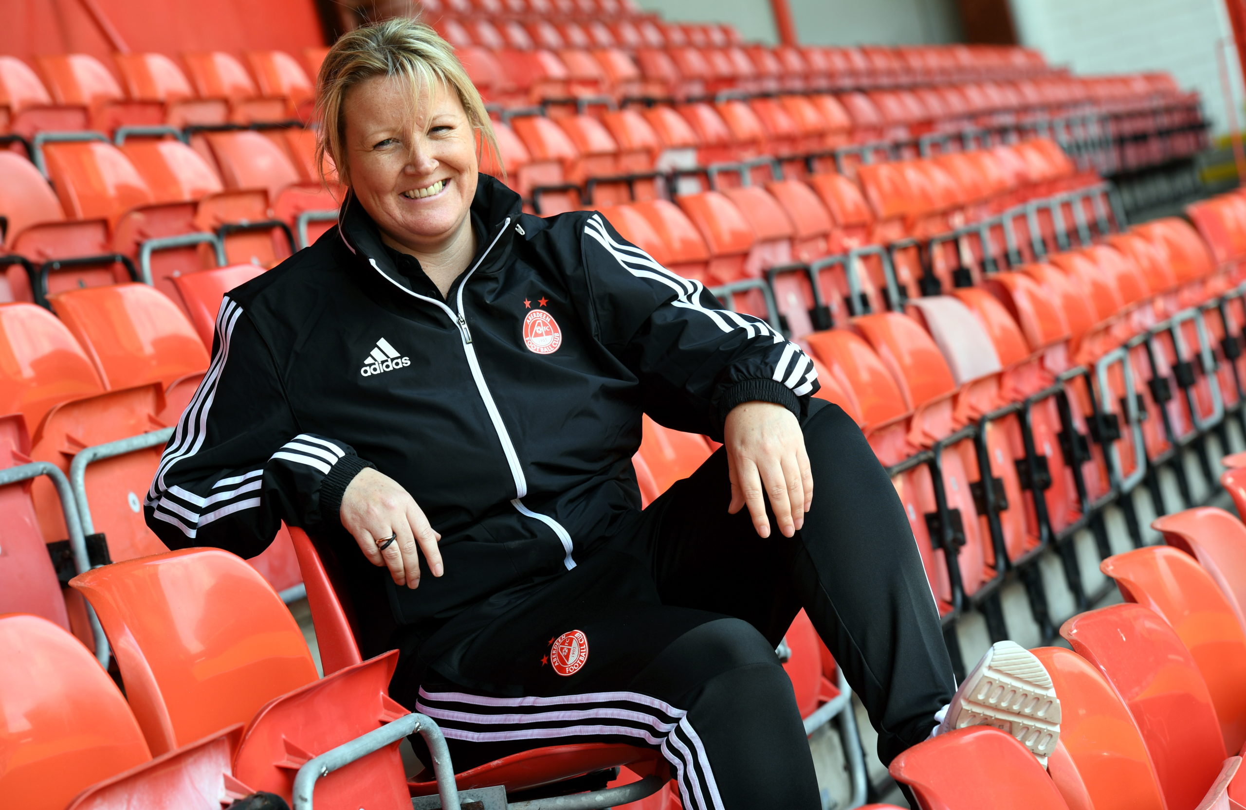 Aberdeen FC Women co-manager Emma Hunter.