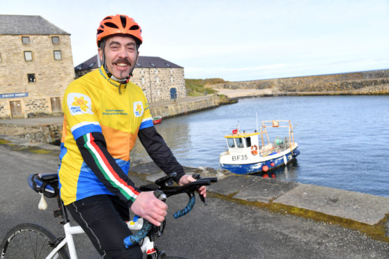 Chris Wishart-Turner is planning to cycle from John O'Groats to Edinburgh to raise funds for Marie Curie.