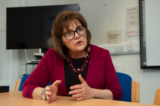 Pictures by JASON HEDGES    
Health Secretary Jeane Freeman visits Dr Grays Hospital to discuss efforts to restore maternity services.
Picture:Secretary for Health Jeane Freeman is pictured whilst interviewed by P&J Journalist Scott MacLennan.

Pictures by JASON HEDGES