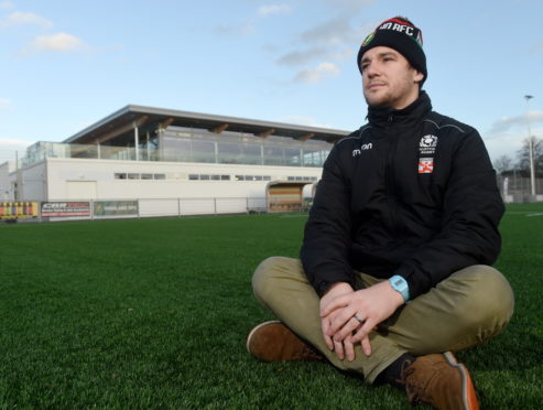 Iain Chisholm of Highland Rugby Club.