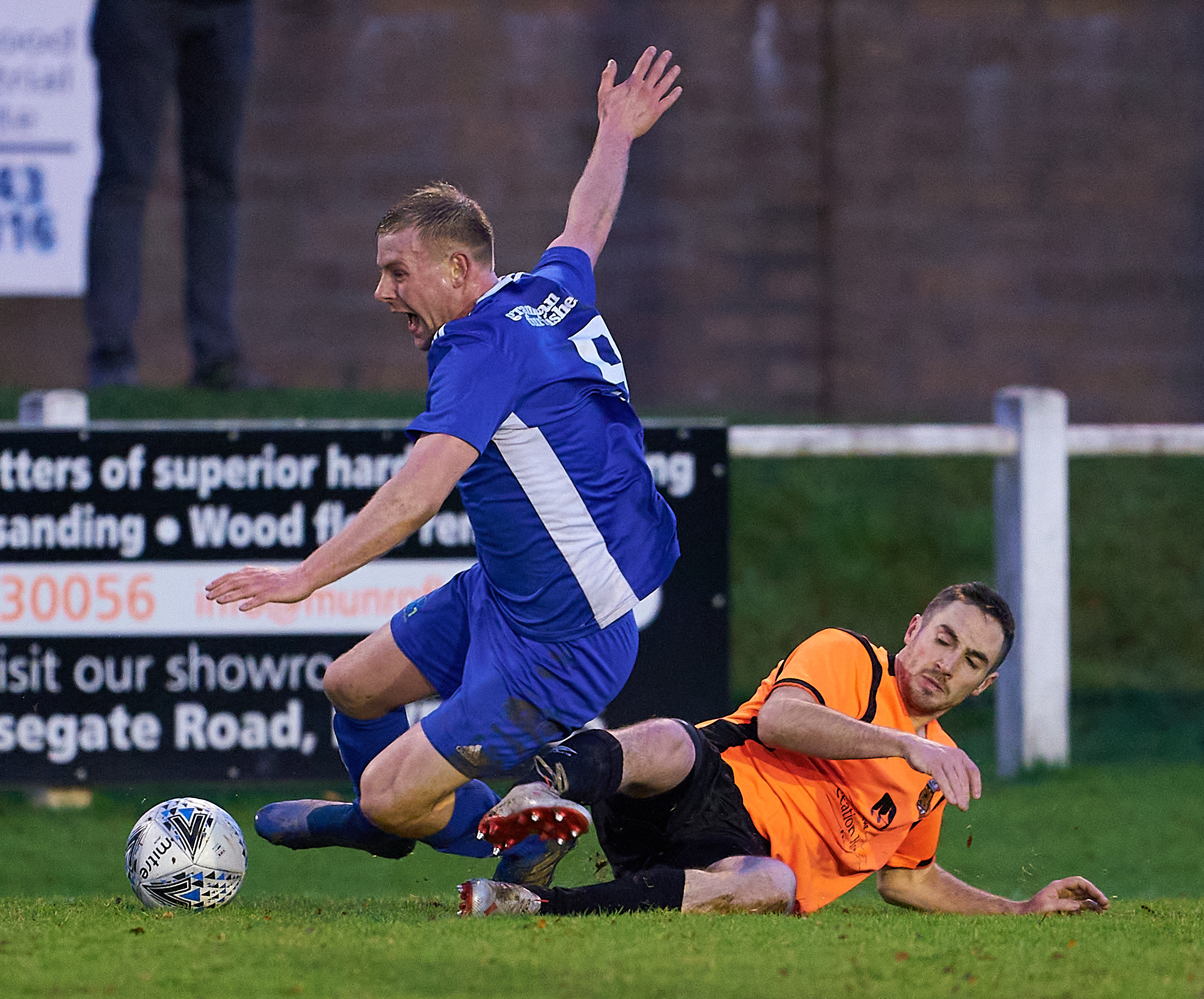 Ally Stark (right) in action against Lossiemouth.