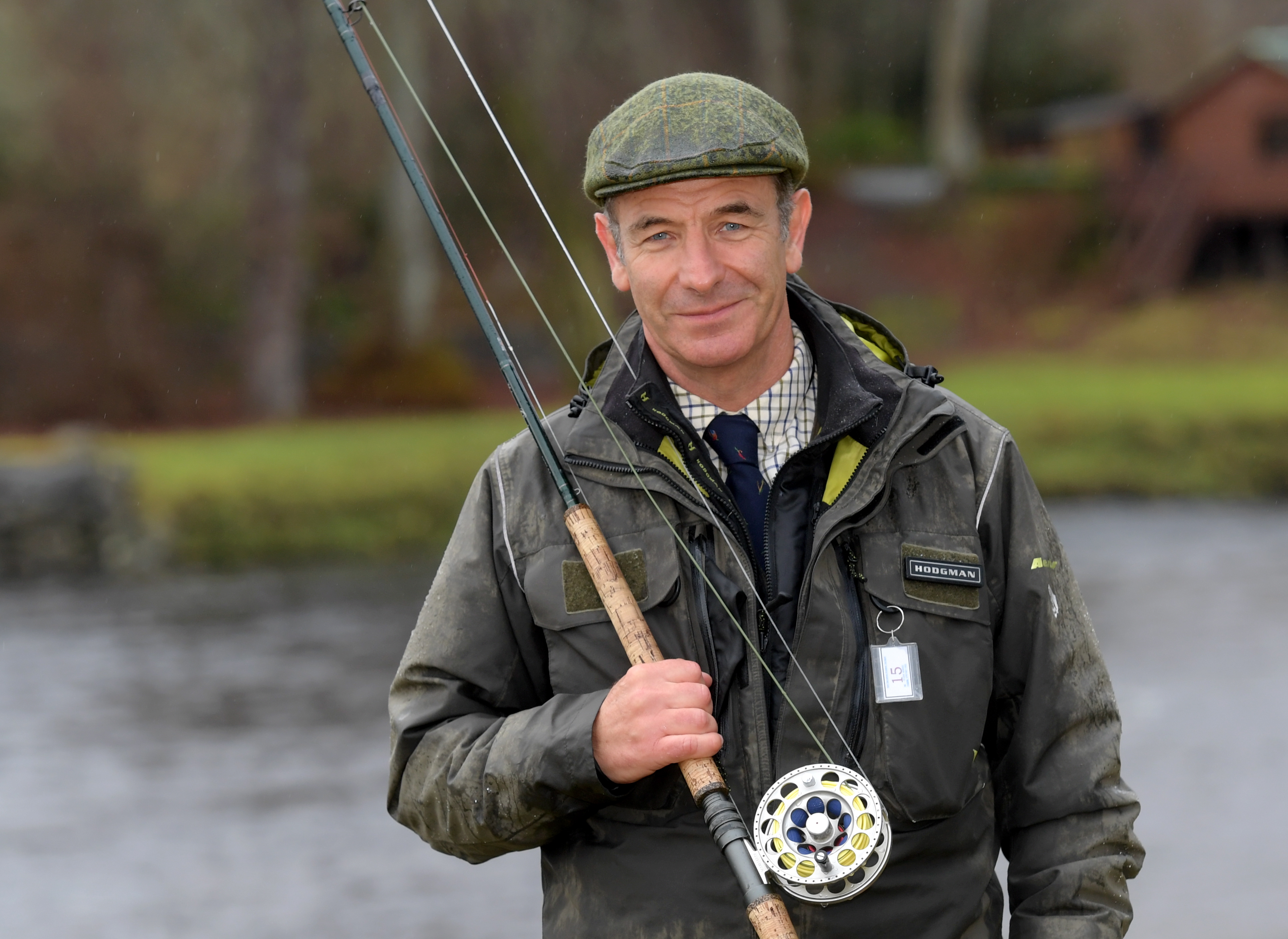 Robson Gree at the launch of the River Dee salmon fishing season. Pictures by Kath Flannery