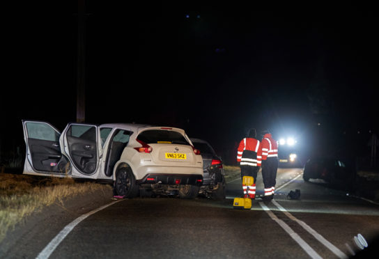 The road remained closed near Craigellachie for 13 hours.