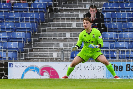 Daniel Hoban in action for Caley Thistle.