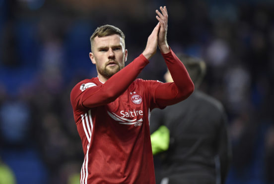 Aberdeen defender Mikey Devlin.