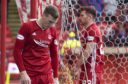 Aberdeen's Lewis Ferguson walks off dejected after coming close to scoring during the Scottish Cup 5th round tie between Aberdeen and Kilmarnock