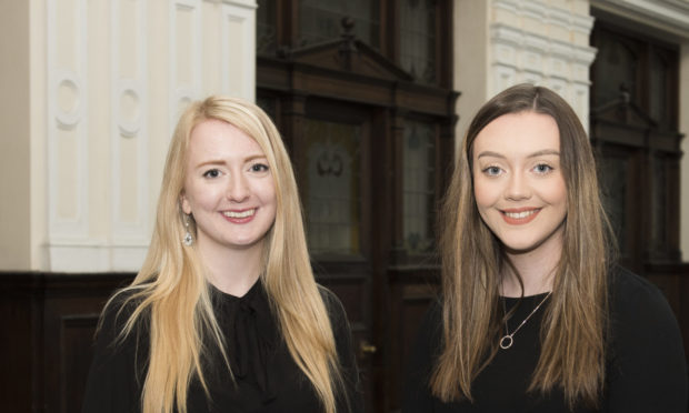 Sarah Baxter and Aimee Stephen from DYW Moray.