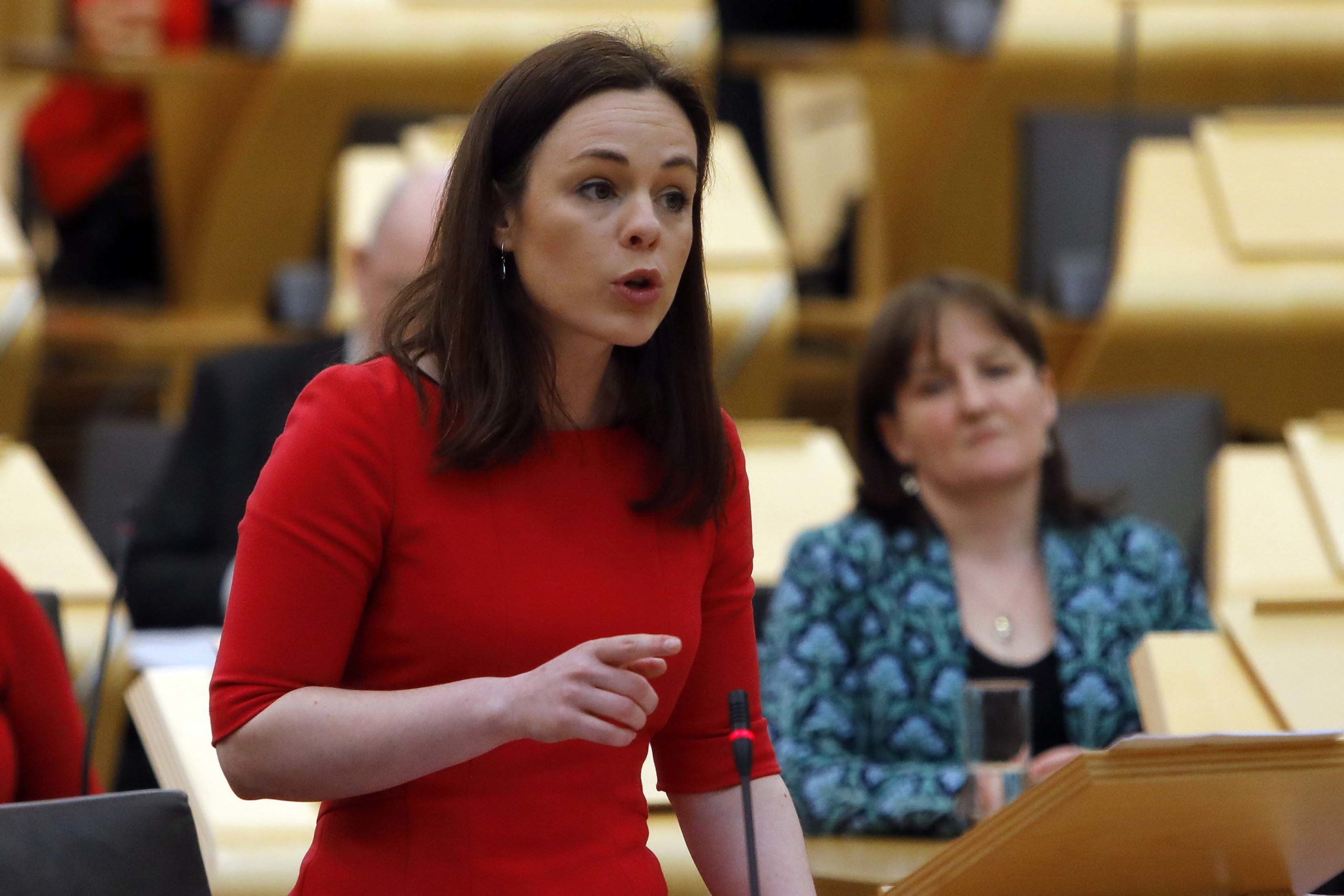 Kate Forbes outlines details of  the Scottish Government Budget for 2020/21 to the Scottish Parliament after the Cabinet Secretary for Finance, Economy and Fair Work, Derek Mackay MSP resigned.