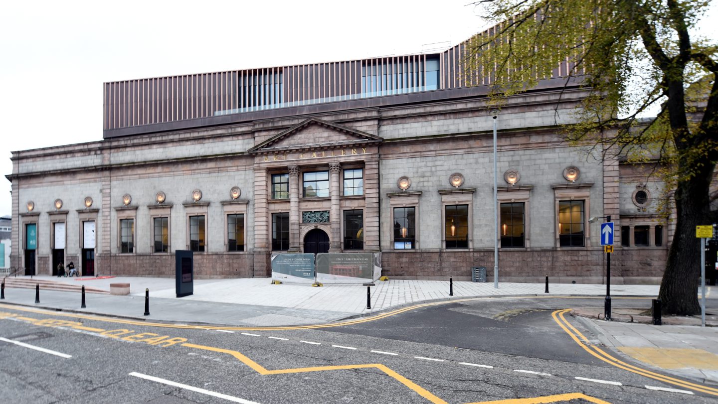 The newly refurbished Aberdeen Art Gallery
