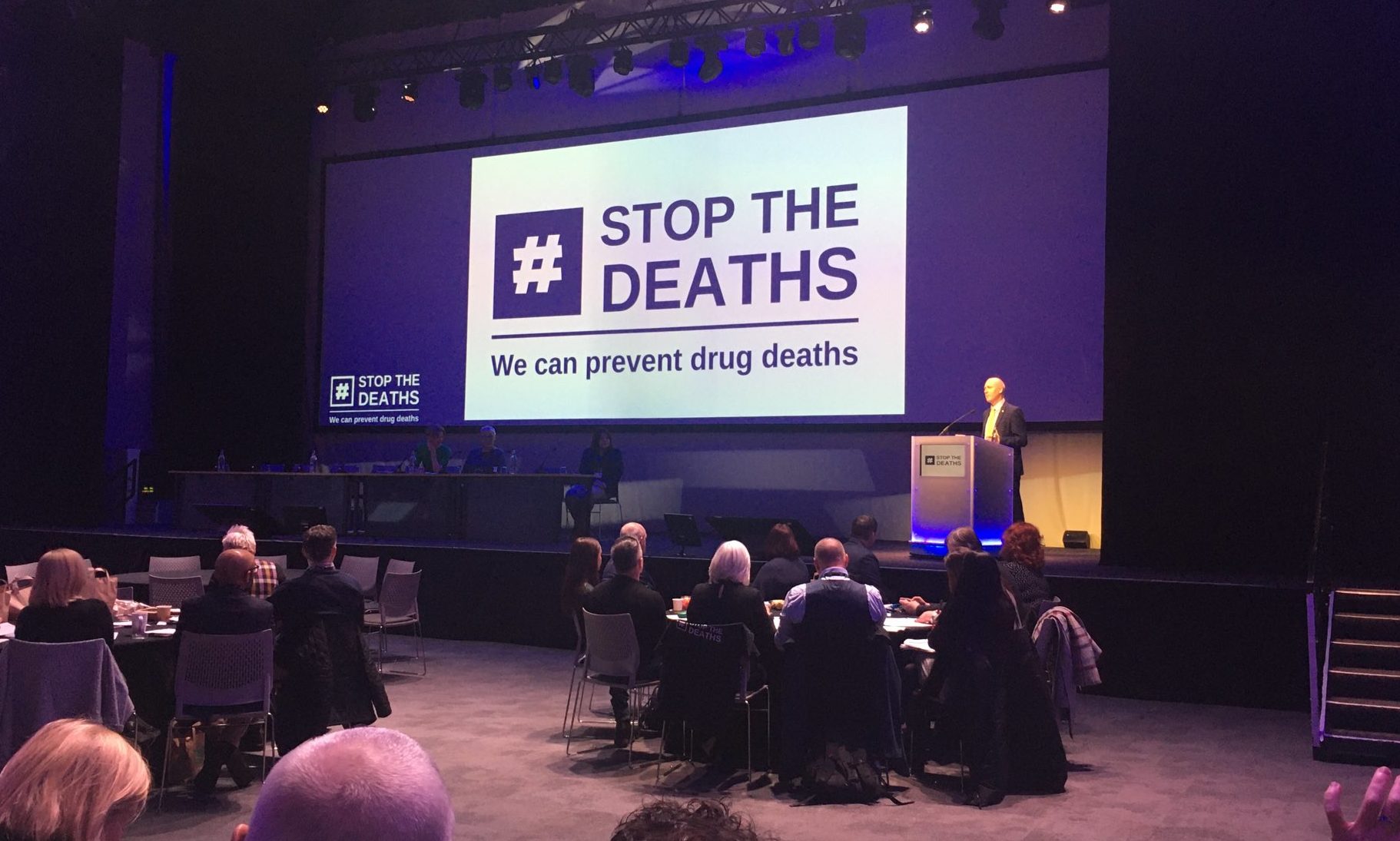 Around 350 delegates attended the Scottish Government-arranged drugs death conference on Wednesday.