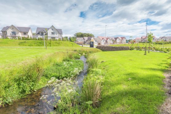 A view of Cala's existing Cults Park development, near Kirk Brae.