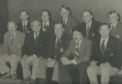 The players who took part in the first World Indoor Bowls Championships at Coatbridge Indoor Bowling Club in 1979.
Back row, left to right: Jim Blake (Scotland), Tony Dunton (England), Earl Bungay (Australia), David Bryant (England) and Eric Liddell (Hong Kong).
Front row, left to right: Jim Donnelly (Northern Ireland), Gwyn Evans (Wales), Jim Farrell (USA), Bruce Matheson (Canada) and George Alley (New Zealand).