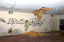 CR0020033
Locator of Tarlair Swimming Pool, Macduff
Spray paint across the building and damage to interior.
 
Picture by Kenny Elrick     01/03/2020