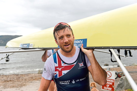 GB rower Alan Sinclair.