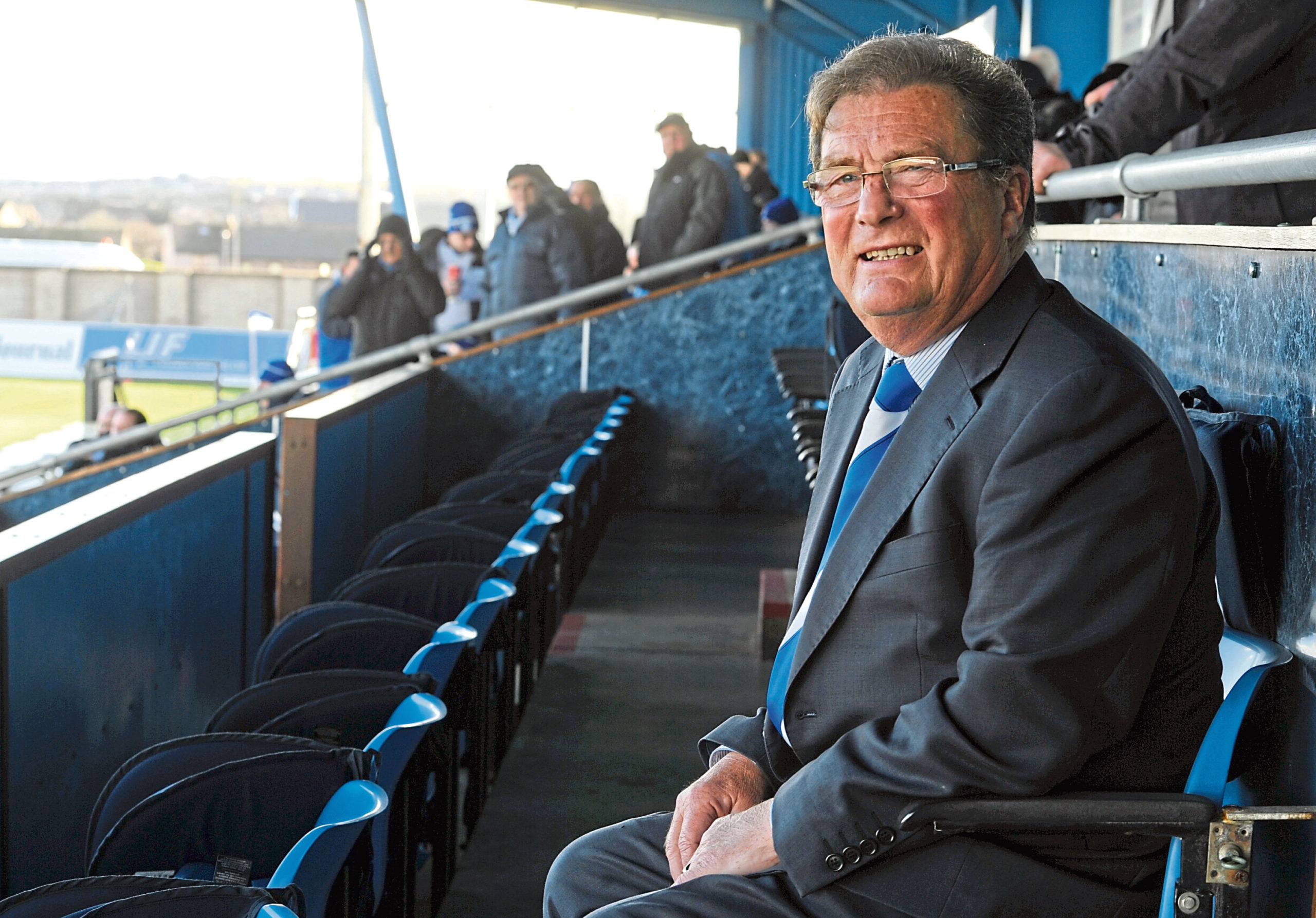 Pictured is Peterhead FC chairman Rodger Morrison.

Picture by DARRELL BENNS    

Pictured 13/02/2016
