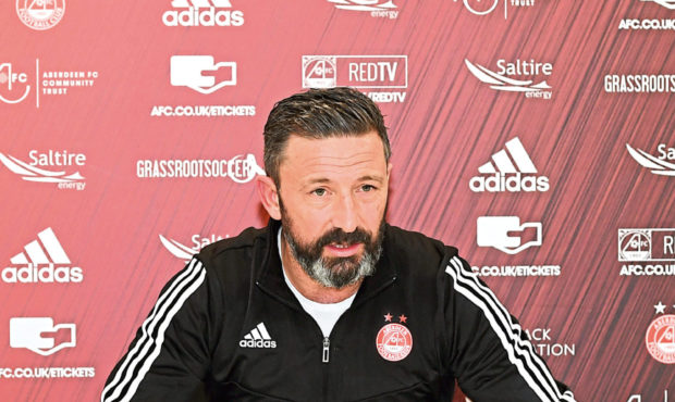 Aberdeen manager Derek McInnes