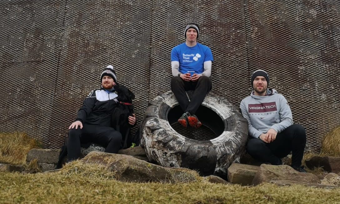 Cameron Hook completed the challenge in under four hours, ably assisted by teammates Chris Ross and John Mackay