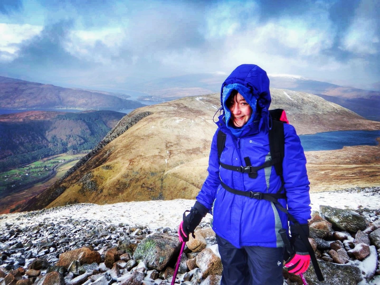 32-year-old Ashleigh McBlain from Stevenson pledged to climb Ben Nevis in aid of the Rangers Charity Foundation.