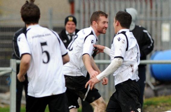 Scott Graham in action during his first spell at Clach.