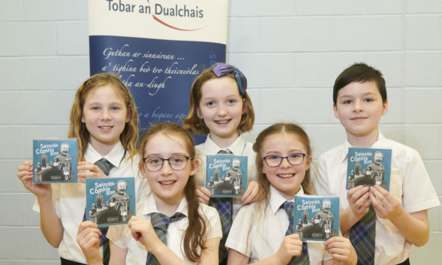 Gaelic CD launch, Inverness. Còisir na h-Òige BSGI (the Inverness Gaelic Primary School choir)