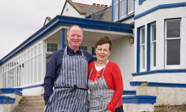 Ian and Rena Watson, husband and wife owners of the Cullen Bay Hotel.