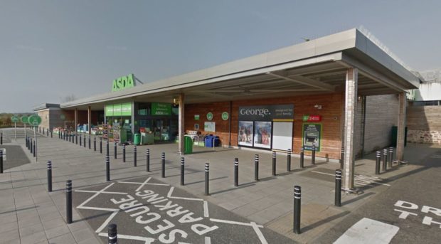 ASDA supermarket on Knockbreck Road in Tain.