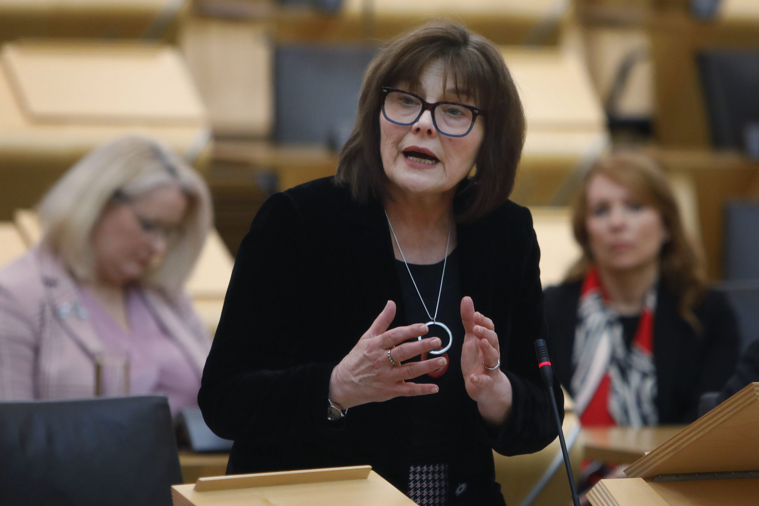 Jeane Freeman makes a ministerial statement to parliament on coronavirus.