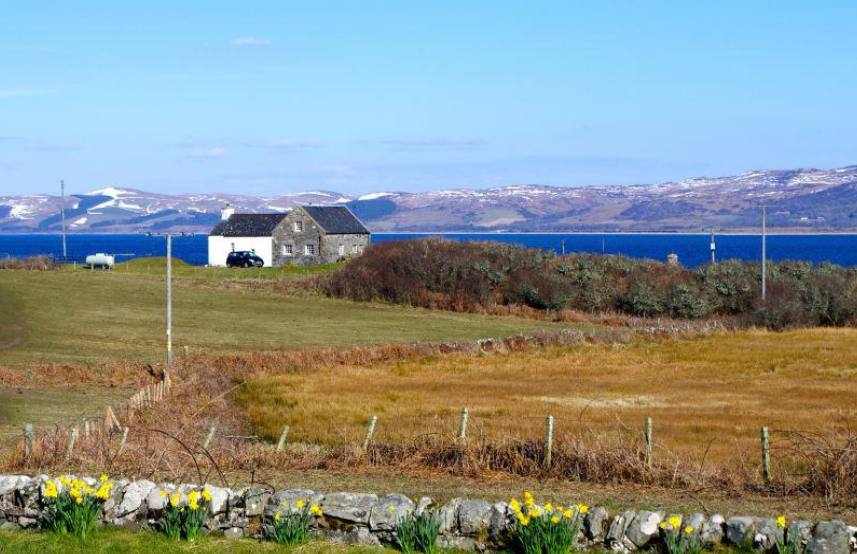 One of the holiday cottages on Gigha