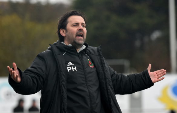 Cove Rangers manager Paul Hartley