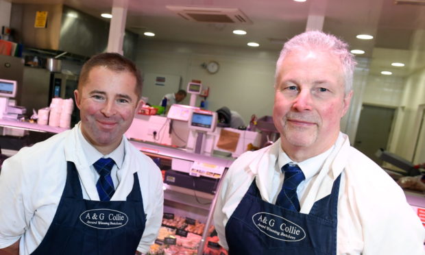 Steven Robertson (left) and Graham Collie. 
Picture by Kami Thomson