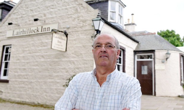 Sandy Law at the Lairhillock Inn. Picture by Kami Thomson