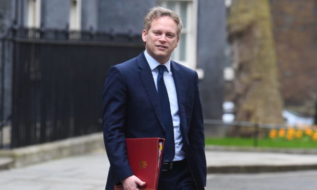 Grant Shapps in Downing Street.