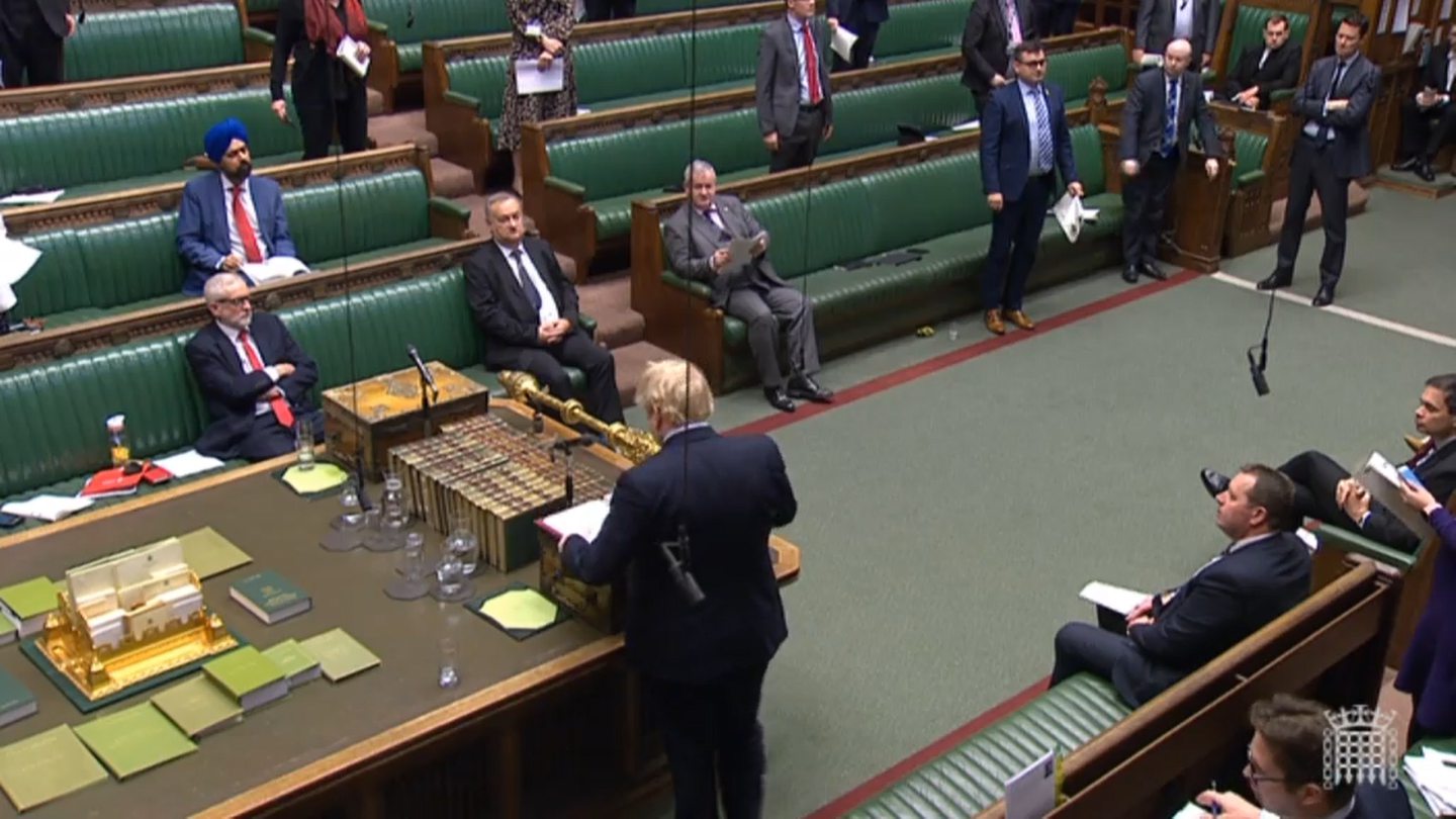 The benches were sparsely populated at PMQs on Wednesday, and Parliament has now gone into recess with question marks over when it might be able to reconvene in the normal way.