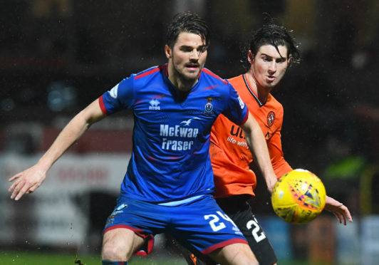 Caley Thistle midfielder Charlie Trafford