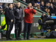 Inverness manager John Robertson at Easter Road.
