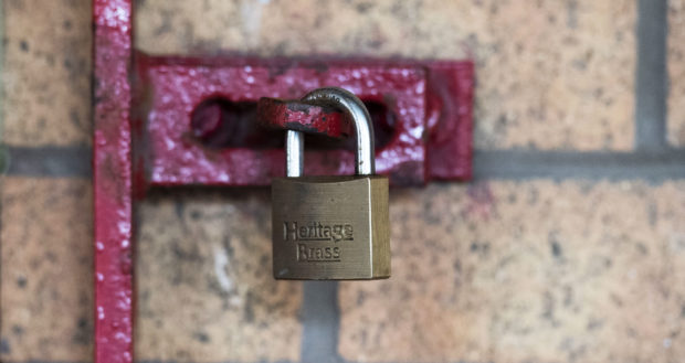 The locks were on at Fir Park after Aberdeen's game against Motherwell on Friday was cancelled.