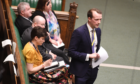 Stephen Flynn during the Budget Resolutions Debate in the House of Commons, London.