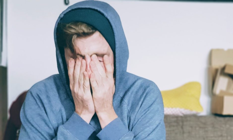 Experts fear the coronavirus pandemic will significantly increase overall mental health problems. (photo posed by model)