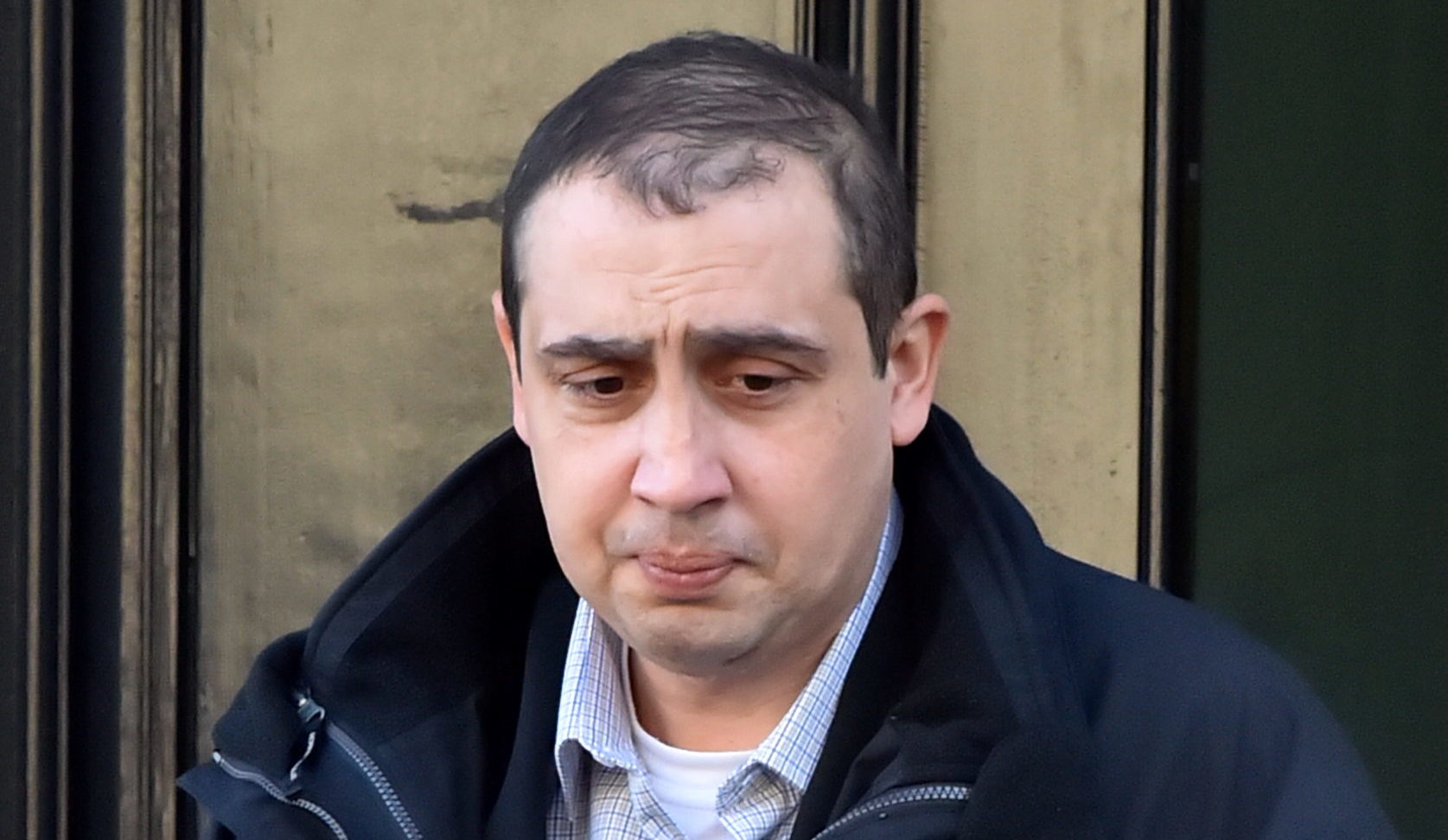 Marin Rachev pictured leaving court.