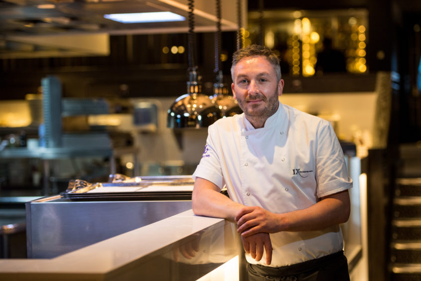 Kevin Dalgleish, Head Chef at Aberdeen's The Chester Hotel.