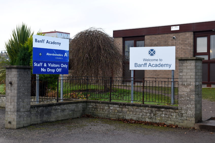 Banff Academy is investigating reports of drugs misuse among students.