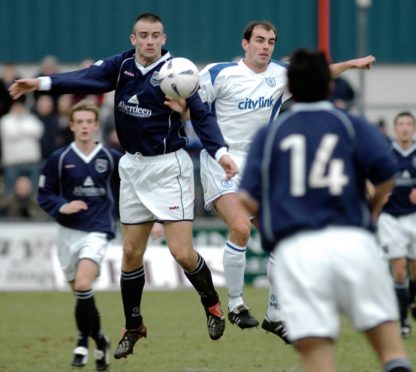 Graham Bayne, left, in his County days.