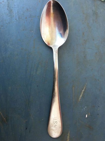Mr MacArthur cleaned the spoon up and has researched his find