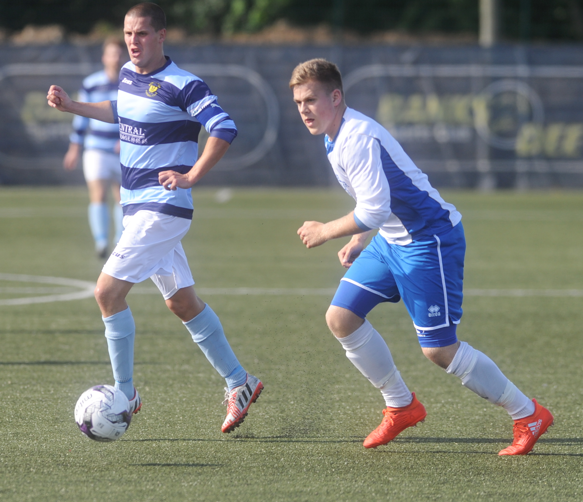 Golspie Sutherland's Craig Ross in action during a 2016 cup tie with Banks o'Dee.